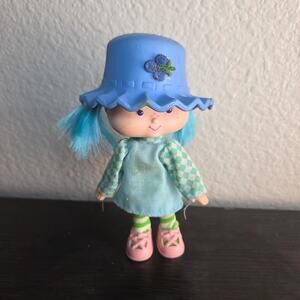 Vintage 1979 Strawberry Shortcake Blueberry Muffin Doll with Outfit